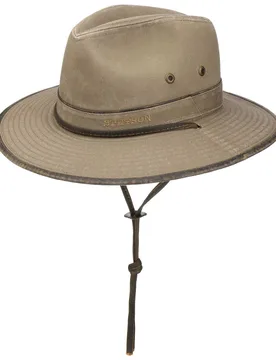 Tarnell Traveller Cotton Hat by - beige - Unisex - Size: M (56-57 cm) - Stetson - FashionsVida
