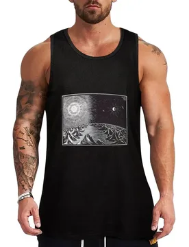 M.C. Escher - The 4th Day of the Creation Tank Top Modern Print Tank Top Contemporary Graphic Shirt - Aliexpress - FashionsVida