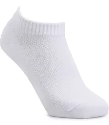 Coolmax® Seam‑free Trainer Socks - White - Size: L