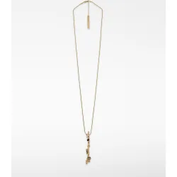 Collar con perlas y cerámica