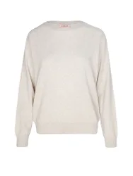 Pullover in cashmere beige L