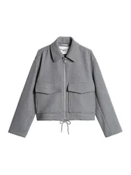 Marc O'Polo Wolljacke gris L