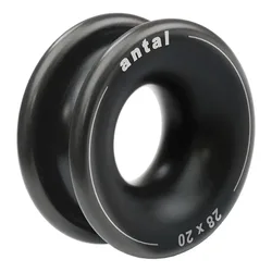 Low Friction Ring 28x20 Mm Black One Size unisex