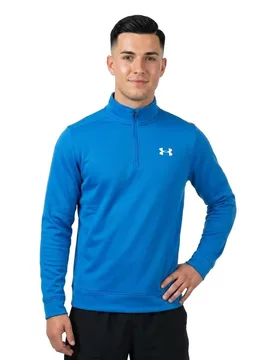 Sweat à Demi-zip Armour Fleece Blue / White 2XL - Under armour - FashionsVida