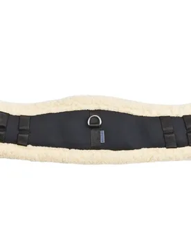 Sattelgurt Art-Fur-Curved-DR D, schwarz-natur, 80cm - Busse - FashionsVida