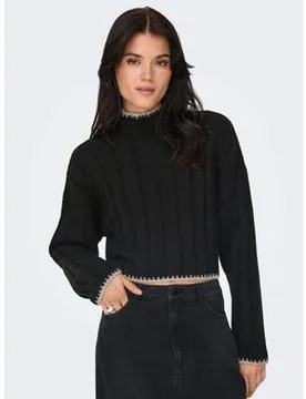 Pullover 15329963 Chick Knt-Black Eu Xl Female - Only - FashionsVida