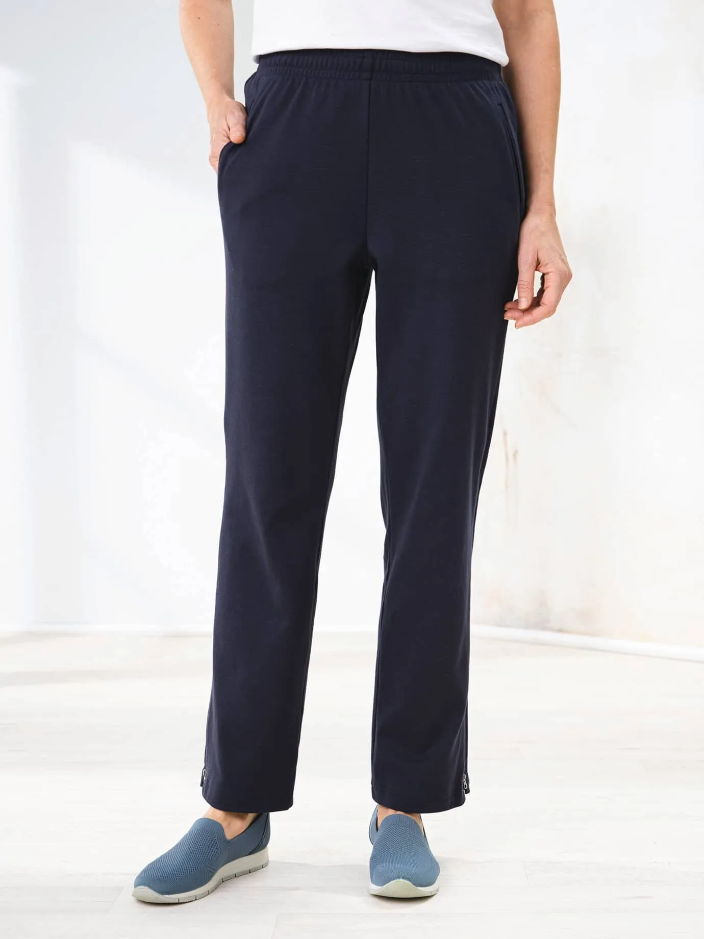 Aktiv-Hose Reißverschluss - Marine - female - Size: 23 - Avena - FashionsVida