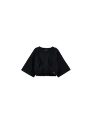Blusa Bambina Monnalisa 41F606_NERO