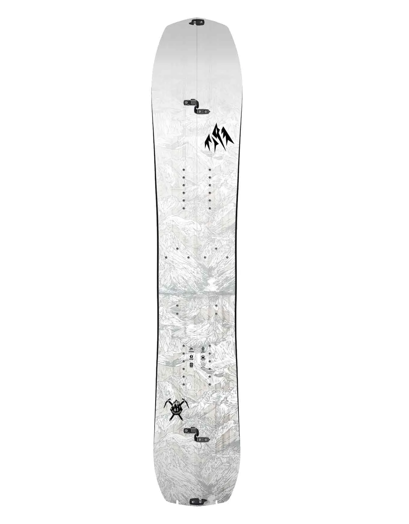 Splitboard Solution Splitboard 2027 für Herren Größe 167 cm Weiß - Jones - FashionsVida