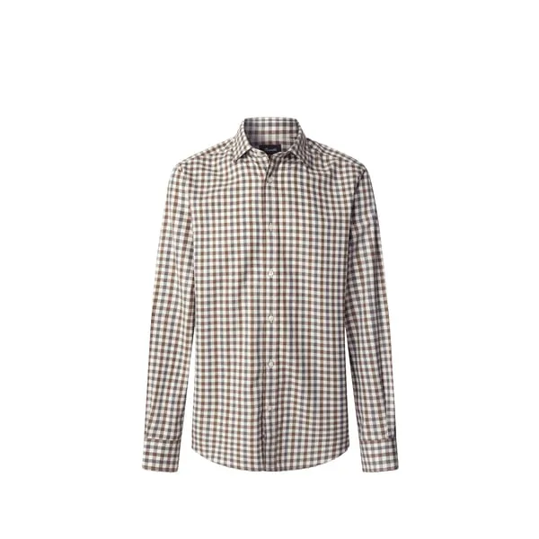 Faconnable Chemise à carreaux en coton - Façonnable - FashionsVida