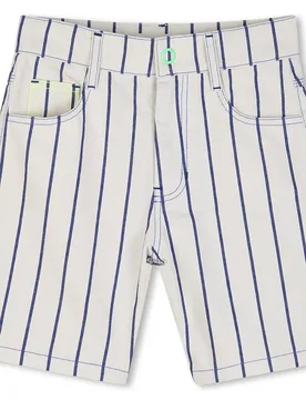 Pantaloni Corti U21722 White / Blue 10 Anni - Billieblush - FashionsVida
