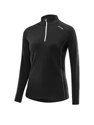 Löffler Haut de ski de fond Midlayer transtex Mérinos noir 36