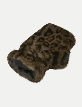 Fake Fur Handschuh Leo Braun - Codello - FashionsVida