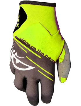 Guanti moto Cross Enduro MX-Pro Orion Nero Giallo Fluo taglia 2X - Berik - FashionsVida
