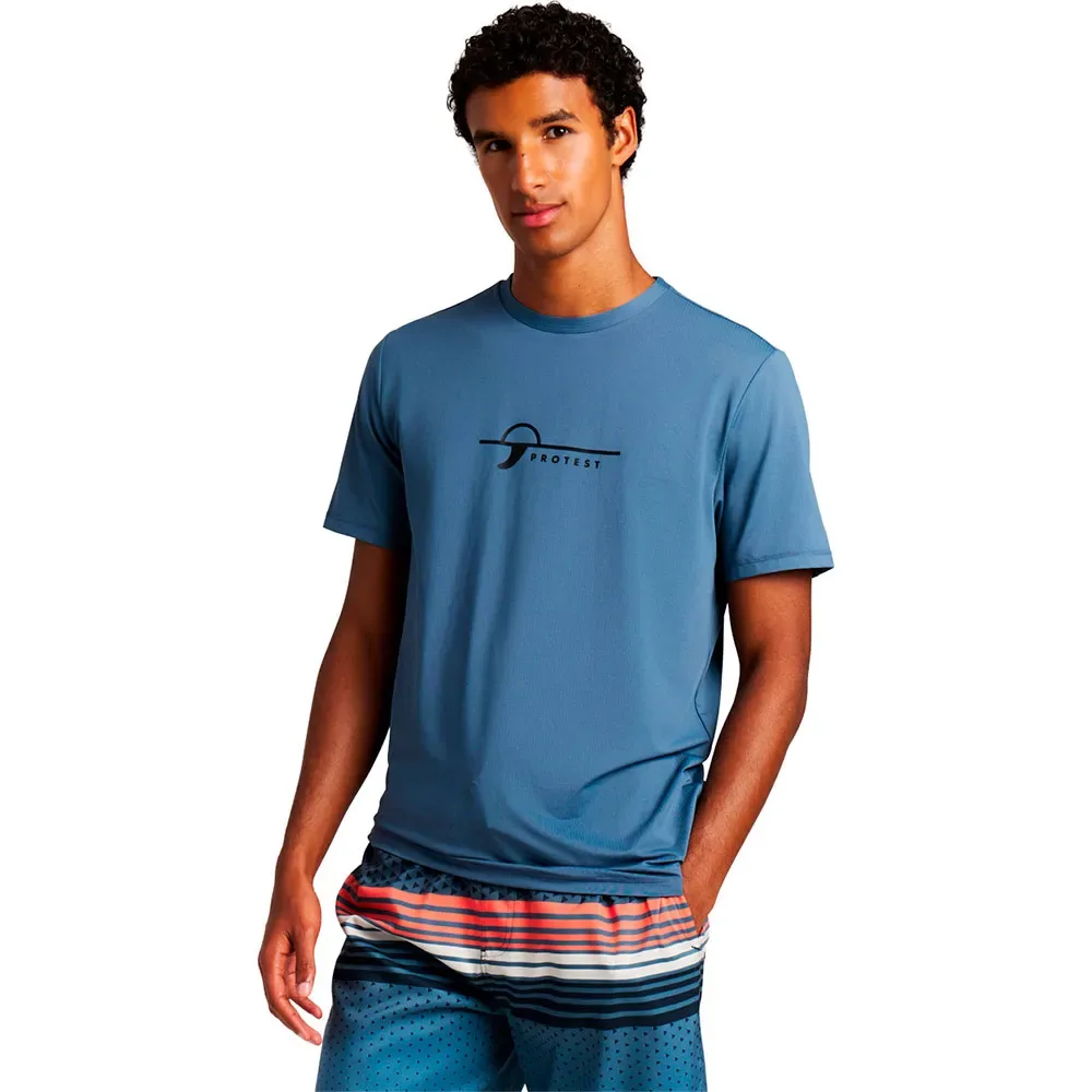 Rash Guard Manches Courtes Core Empire Blue S - Protest - FashionsVida
