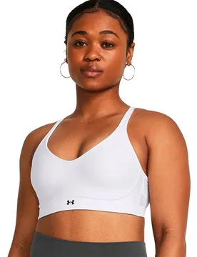 Brassière De Sport à Maintien Léger Infinity 2.0 White / Black XL - Under armour - FashionsVida