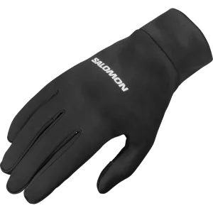 Tech Softshell Laufhandschuhe Unisex XS Deep Black - Salomon - FashionsVida
