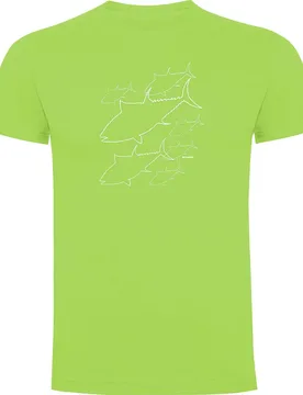 Tuna Short Sleeve T-shirt Light Green M Men - Kruskis - FashionsVida