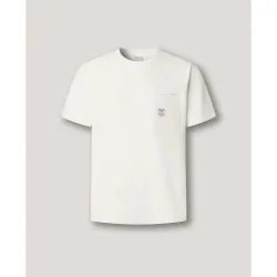 Camiseta de hombre bolsillo frontal fit regular