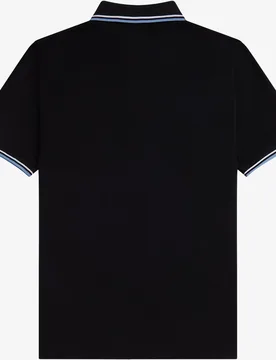 Polo de hombre de manga corta en punto piqué hecho en Inglaterra - Fred Perry - FashionsVida