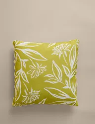 Pack Floral Outdoor Cushions Yellow Mix