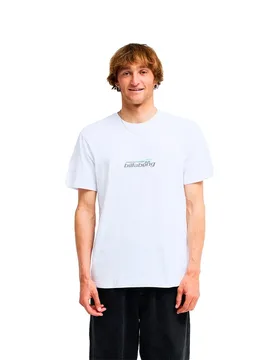 Maglietta A Maniche Corte Word Mark White 2XL - Billabong - FashionsVida
