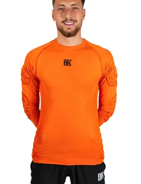 Verstärktes Kompressions-Unterziehshirt - Orange - male - Size: S - BKeeper - FashionsVida