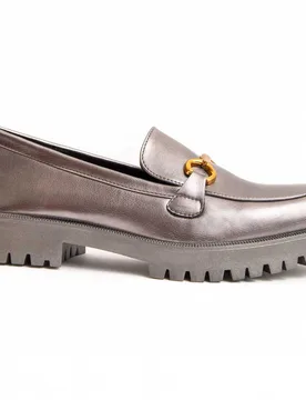 Womens Platform Moccasin Macca3 In Grey - Size Eu 37 - Montevita - FashionsVida