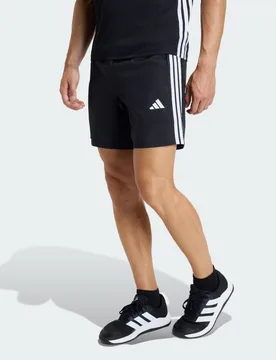 SHORT DA ALLENAMENTO ESSENTIALS BASE 3 STRIPES WOVEN XL 18 CM Black / White - Adidas - FashionsVida