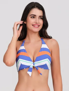 Top bikini mujer cuello halter lazada frontal - Carey - FashionsVida