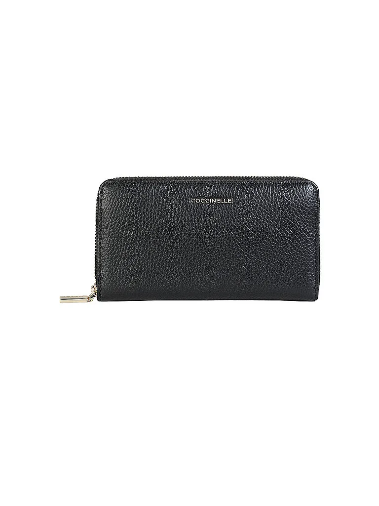 Monedero METALLIC SOFT negro - Coccinelle - FashionsVida