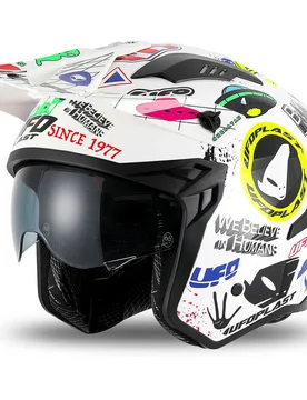 Casco Moto Jet SHERATAN JET Bianco taglia L - UFO - FashionsVida