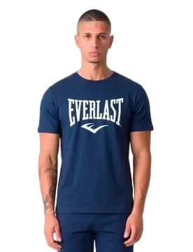 T-shirt à Manches Courtes Logo Blue Navy M - Everlast - FashionsVida