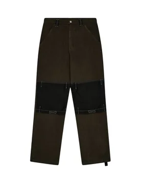 Peacemaker by Workwear Pants pantaloni in canvas rigido - military green - OAMC - FashionsVida