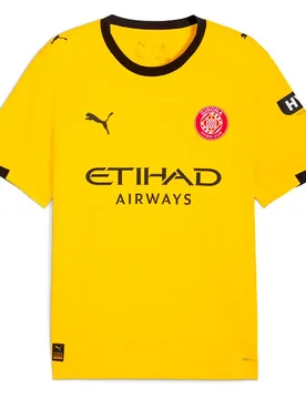 T-shirt à Manches Courtes Loin Girona Fc Replica 25/26 Faster Yellow-P M - Puma - FashionsVida
