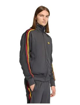 Sweat-shirt à Zip Firebird Utility Black / Collegiate Gold / Team Power Red 2 / Black S - Adidas Originals - FashionsVida