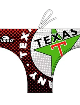 Texas-gasoline Blurred Swimming Brief Red / Green M Men - TURBO - FashionsVida