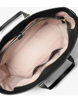 Bolso shopper tote jet set travel extragrande de piel con logotipo en relieve - MICHAEL Michael Kors - FashionsVida