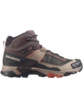 Chaussures de randonnée journée en GORE-TEX - X Ultra 5 Mid GTX Blkcof/Walnut/A - Taille 44 2/3 - Marron - Salomon - FashionsVida