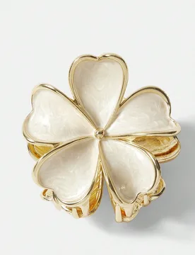Pinza de pelo con diseño de flor con efecto de goteo de aceite, pinzas de pelo, pasadores de pelo, pinzas de pelo, mordazas de pelo, sujetadores de p - Shein - FashionsVida
