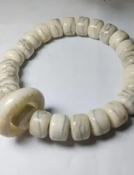 Natural -density, high-oil 12*9 textured bracelet paired with cow bone running ring beads, single-strand prayer bea - Aliexpress - FashionsVida