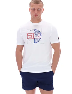 Dixon Front Graphic T-Shirt - XS - FILA - FashionsVida