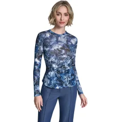 DKNY - Top con estampado abstracto