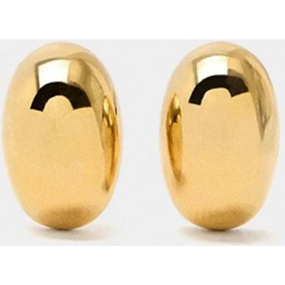 Pendientes de gota acero inoxidable en liso - Parfois - FashionsVida