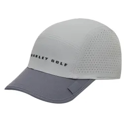 Mens Five Block Panel Grey Golf Cap - One Size