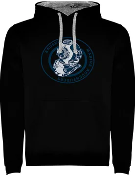 Felpa Con Cappuccio Scuba Two-colour - Kruskis - FashionsVida