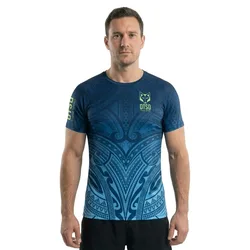 Maglietta A Maniche Corte T-shirt Maori Blue XL