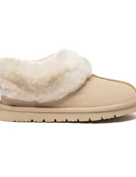 Womens Ever Au Women Ibis Slippers - Sand Suede - Size Uk 6 - EverAU Australia - FashionsVida