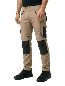 Pantalon De Travail Unique 13079 Light Khaki / Black 56 - MASCOT - FashionsVida