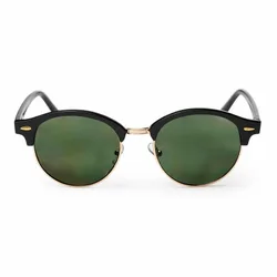 Casper II Recycled Sunglasses - Black/Green Polarised